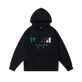 Rainbow Gradient Letter Tiger Head Printing Ins Trendy Sweater Trousers Jogging Suit-Outfit