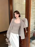Fongt Xixi 13 Line 2025 Autumn New White Standard Korean Version Of Hollow Knitted Sunscreen Hooded Shirt 25422
