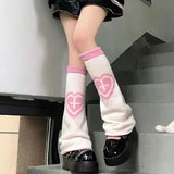 Fongt Tube Socks Knit Socks Set Pile Socks Students Hot Girl Warm Cold Wide Leg Horn Calf Set-Outfit