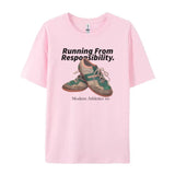 Running From Responsibility Graphic T-Shirt-Outfit