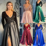 Fongt 2025 New Women's Lieda Sexy Long Dresses Party Evening