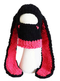 2023 Cute Women Girls Knitted Skullies Beanies Solid Winter Warm Loose Causal Cute Animals Ears Pattern Caps Hat Club-Outfit