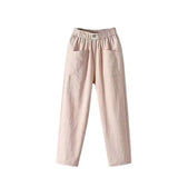 Linen Summer Loose Slimming Straight Ankle-length