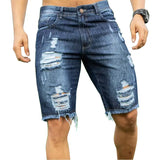 Vintage And Slim And Broken Hole Stretch Jeans Man-Outfit