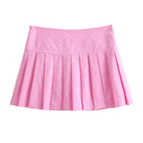 New Two-Color Wide-Pleated Fashionable Skirt Pants 5427434-Outfit