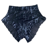 Sexy Pleated Ruffled Glossy Nightclub Uniforms