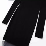 New Asymmetrical Slimming Dress With Open Design 5584455-Outfit