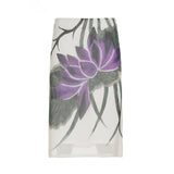 Fongt Wind Lotus Leaf Print High-Waisted Ass Slimy Skirt Timea Net Yarn
