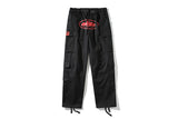 Tide Brand Corteiz Alcatraz Overalls Men's Multi-Pocket Retro Loose Straight Tube Rope Tie Feet-Outfit