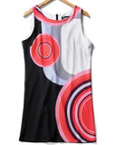 new brand 2018 summer women wear casual print sleeve free dress printed elastic