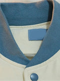 Vintage Embroidery Varsity Jacket-Outfit