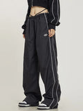 Fongt Sweatpants Summer 2023 New Casual Bella Side Striped Pants-Outfit