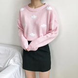 New 2021 Winter Spring Women Sweaters Knitted Stylish Pullovers Minimalist Loose Casual Wild Jumpers