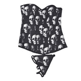 Fongt Cardinian Girded Court Bodysuit Simple Shoulder Strap Bouquet On The Body