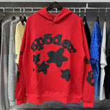 Fongt 2025 Spoder Spider Web Print Hooded Hooded Hooded Hooded Casual Loose New