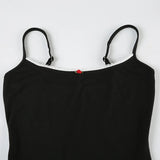 Black Flower Cami Lace Bodycon Maxi Dress-Outfit
