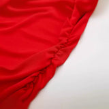 New Street Style One-Shoulder Pleated Dress 5039336-Outfit