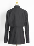 Fongt 2024 New Fashion Temperament Commuter Wind Fake Two Niche Design Sense Suit Jacket Female Suit Jacket-Outfit