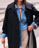 Fongt Temperament POLO Sweater Women Autumn And Winter Kaqi Single Buckle New Coat