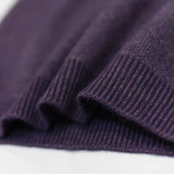Purple Sleeveless Knit Pullover For Women Casual Loose Printed V-neck Korean Sweaters Vests Preppy Knitwear