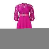 Fongt Dress Summer Lace Hook Sexy Hollow Dress Dress Dress