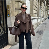 Fongt Women's Clothing 2025 New Fashion This Short Suit Jacket