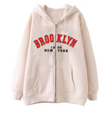 Style Lazy Cardigan Hoodie 2024 Spring And Autumn Oversize Zipper Jacket Couple Style-Outfit