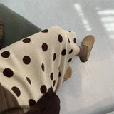 Polka Dot Midi Skirt-Outfit