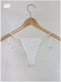 Sex Water-Soluble Lace Lace Bilateral Strap Hollow Lady Low-Rise Underwear