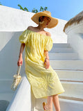 Fongt Dress Women's Long Dress Design Embroidered European Quality Women's Summer