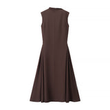 Fongt Homemade New Women's Dress Classic Fashion Vietnamese Small Semi-Necked Dress