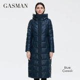 2022 New Female Coat Winter ?Collection Women Coats Long High Quality Women's Jacket Belt Stand-up collar Parkas