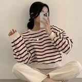 Sweatshirts Women Autumn Winter Loose Casual Harajuku Ulzzang Stylish Simple Roupas Femininas Trendy Students Chic