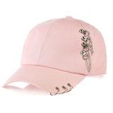 Baseball Cap With Rings Snapback Trucker Hat Dad Hat Women Men Adjustable Golf Ball Sport Casual Sun