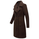 Fongt Autumn And Winter New Japanese And Korean Explosion Orders Long Hairs, Women's Coat Multi-Color Multi-Code Coat Double Buckle Eb