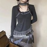 Grunge Asymmetric Lace