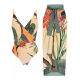 Fongt One-Piece Bikini Suit Women's Bikini Three-Piece