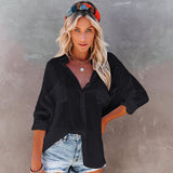 Fongt Women's Bamboo Cloth Shirt Beach Coat Bikini Cardigan Holiday Sunscreen Swimsuit Outside The