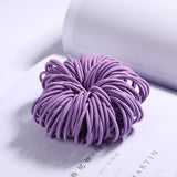New Girls Candy Colors Nylon Basic Elastic Hair Bands Kids Rubber Bands Headband Scrunchie Fashion Hair