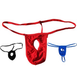 Men's Underwear Sex Style Before Open The Hole Dew Jj Panties Men's Super Sexy T-Word Trousers To Seduce Wild