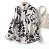 Leisure Style Comfortable Floral Printed Shirt-Outfit
