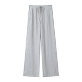 New Textured Loose Casual Multicolor Trousers 4391450-Outfit