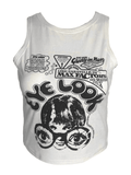Eye Look Graphic Crop Tank Top-Outfit