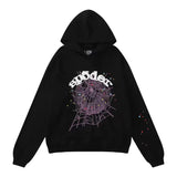 Fongt 2025 Spoder Spider Web Print Hooded Hooded Hooded Hooded Casual Loose New