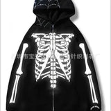Fongt 2025 Spoder Spider Web Print Hooded Hooded Hooded Hooded Casual Loose New