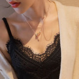 Fongt Sling Vest Women In Autumn With Velvet Thick Lace Knitted Bottom Shirt Sleeveless Top In