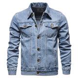 New Spring, Autumn And Winter Men's Denim Jacket Leisure Youth Fashion Jeans-Outfit
