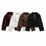 Fongt Autumn And Winter New Street Breeze Fur Short Coat