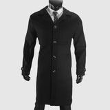Fongt European Version Of The New Hair, The Man's Coat, The Long Coat Ebay Bursts Of Large Code Single Buckle