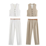 New Vest 2753136 With Belt Trousers 2753036-Outfit